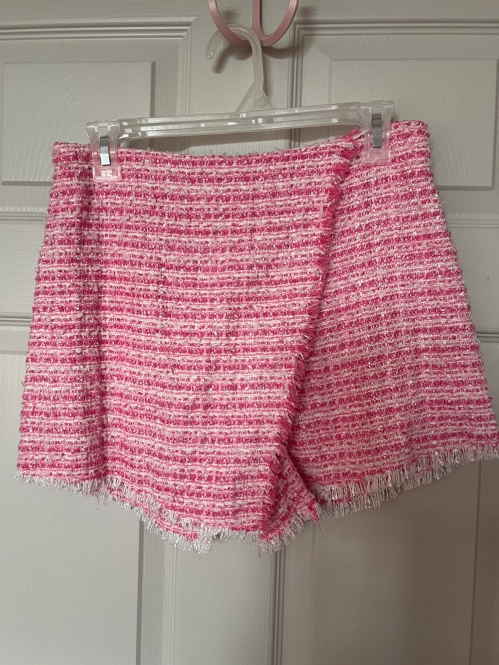 Pink Lily - Let's Dance Pink Tweed Skort (M)